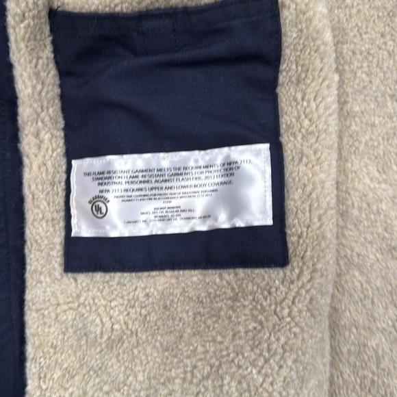 Carhartt Mens Washed Duck Mock Neck Vest - Sherpa Lined FR - Picture 5 of 6